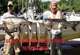 Striper fishing guide service